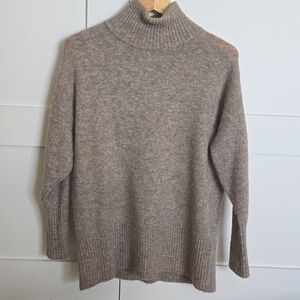 Oversized Alpaca Wool Turtleneck Sweater